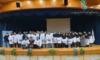 مراسم روپوش سفید دانشجویان ورودی مهر 1401 برگزار شد